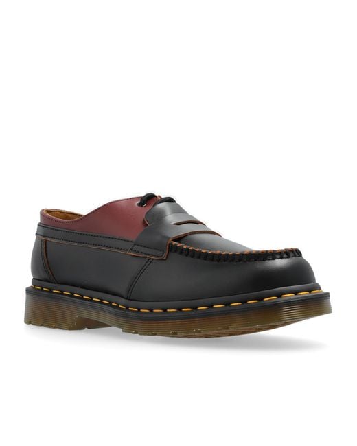 MM6 by Maison Margiela Black X Dr. Martens Lace-Up Shoes