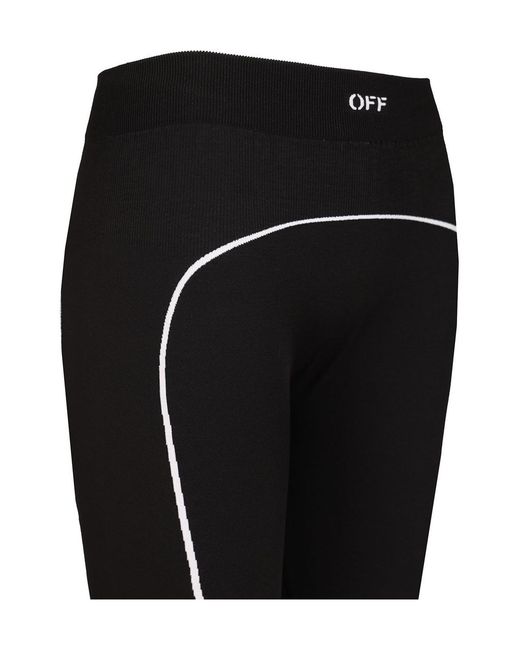 Off-White c/o Virgil Abloh Black Off Stamp Seamless Leggings