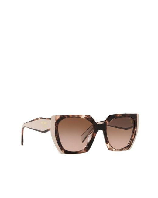 Prada Pink Eyewear Cat-Eye Frame Sunglasses