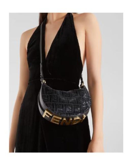 Fendi Black Graphy Mini Bag