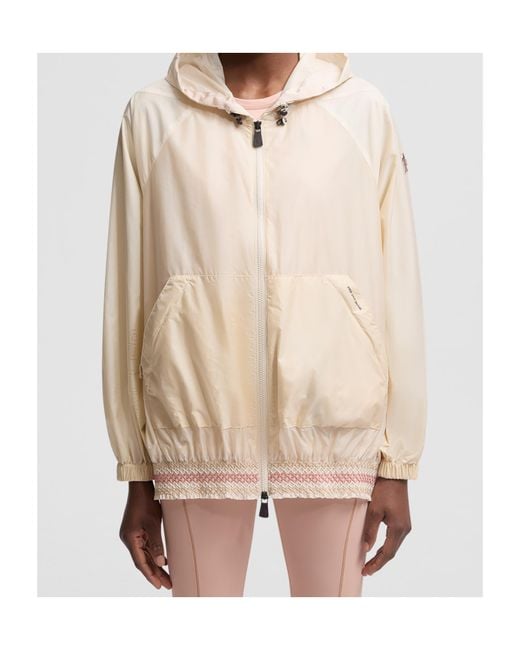 Moncler Natural Samedans Packable Hooded Jacket