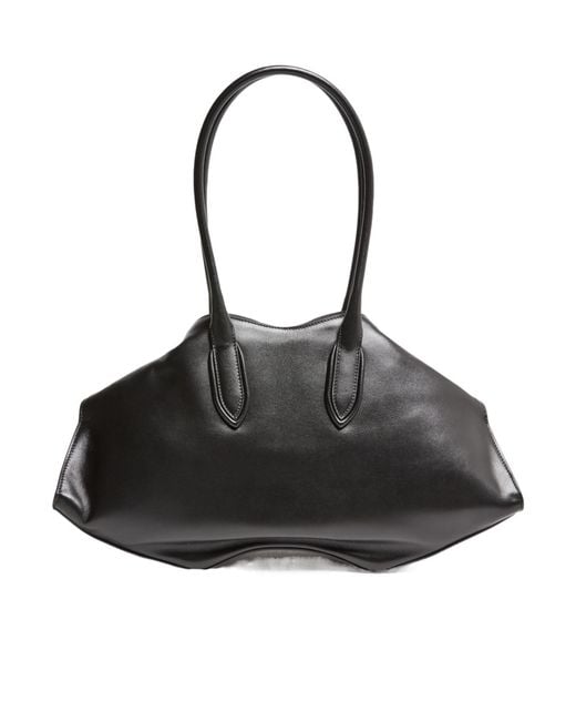 McQueen Black Manta Handbag
