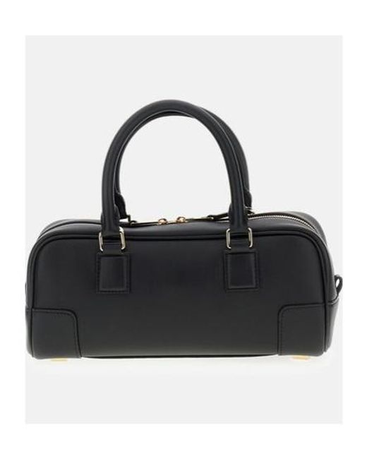 Loewe Black Amazona 23 Cropped Tote Bag