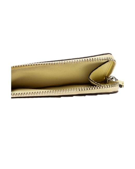 Tory Burch Natural Logo-Plaque Wallet