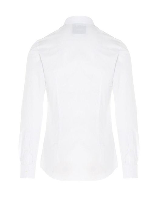 Moschino White Teddy Patch Shirt for men