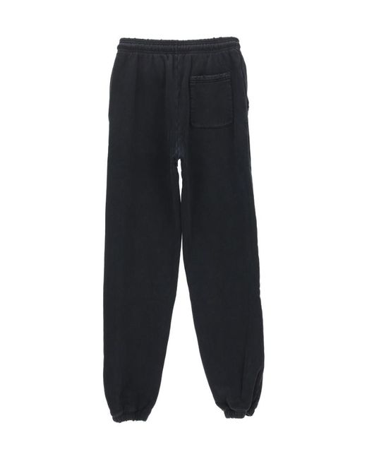 Versace Blue Logo-Printed Drawstring Sweatpants
