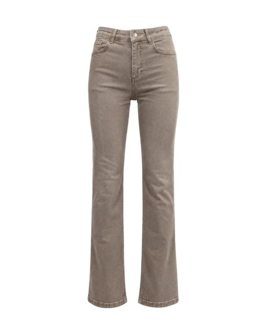Liu Jo Gray Flared Jeans
