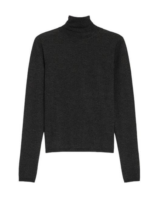 Max Mara Black Adda Turtleneck Long-Sleeved Jumper