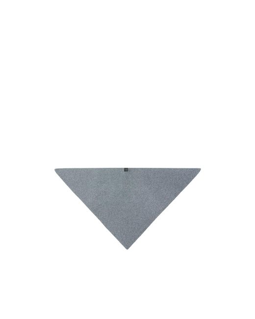 Pinko Gray All-Over Embellished Scarf