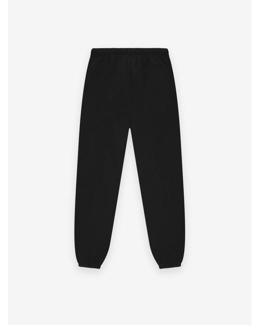 Fear Of God Black Pantaloni Sportivi Logo for men