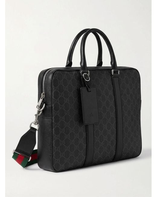 Gucci Black Porter Large Briefcase for men