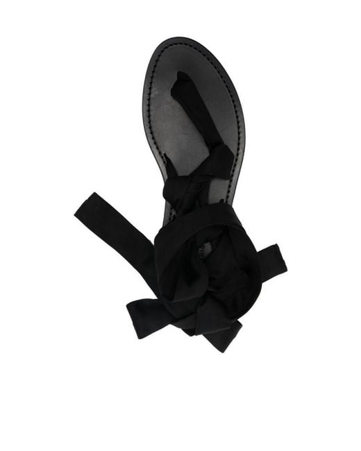 Saint Laurent Black Nolan Sandals