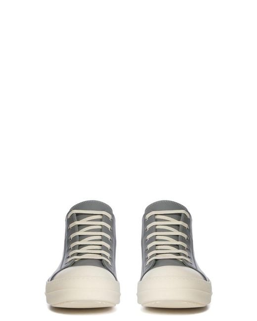 Rick Owens Gray Low Sneakers for men