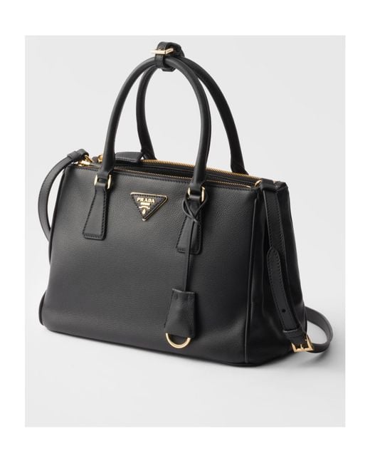 Prada Black Galleria Medium Leather Bag