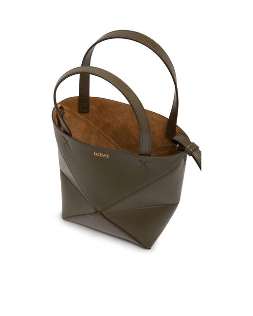 Loewe Brown Puzzle Mini Shoulder Bag