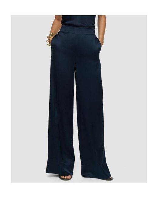 Joseph Blue Dijon Palazzo Pants