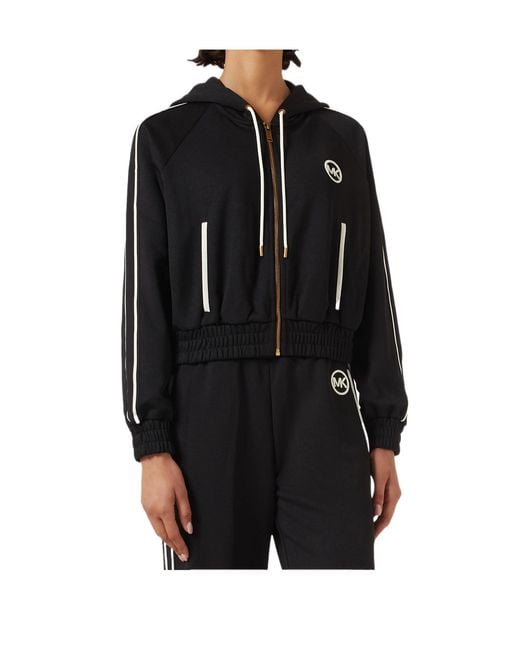 MICHAEL Michael Kors Black Zipper Sweatshirt