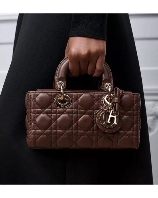 Dior Brown Small Lady D-Joy Bag
