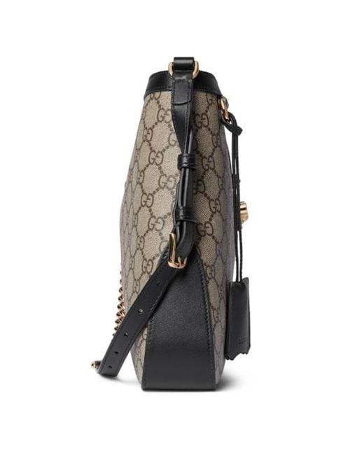 Gucci Gray Padlock Gg Medium Shoulder Bag