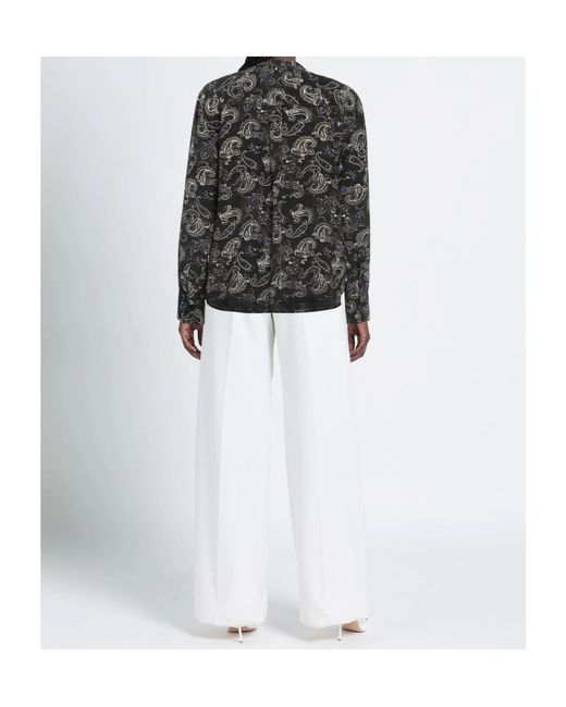 Isabel Marant Gray Paisley Print Top