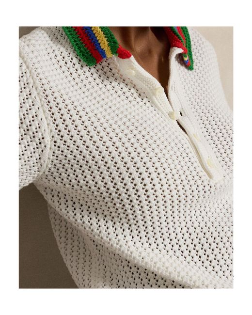 Polo Ralph Lauren White Short-Sleeved Polo Shirt