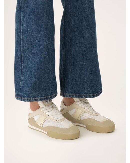 Chloé White Chlo Kick Lace-Up Sneakers