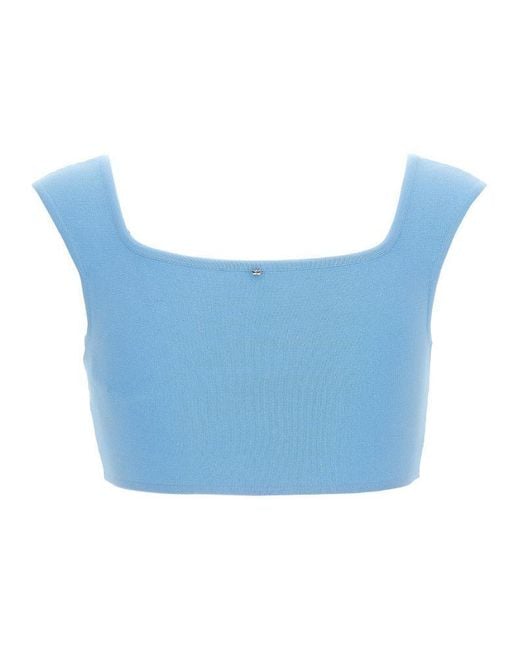 Sportmax Blue 'Fulmine†Top