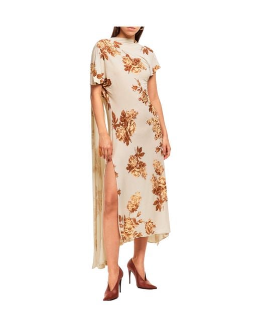 Magda Butrym Metallic Long Dress