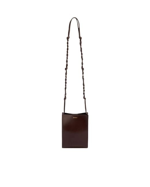 Jil Sander White Tangle Small Shoulder Bag