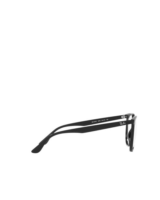 Ray-Ban White Square Frame Glasses