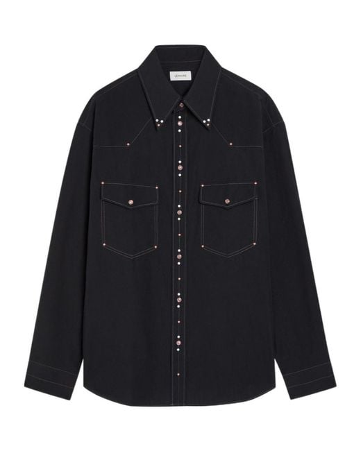 Lemaire Blue Casual Shirt for men