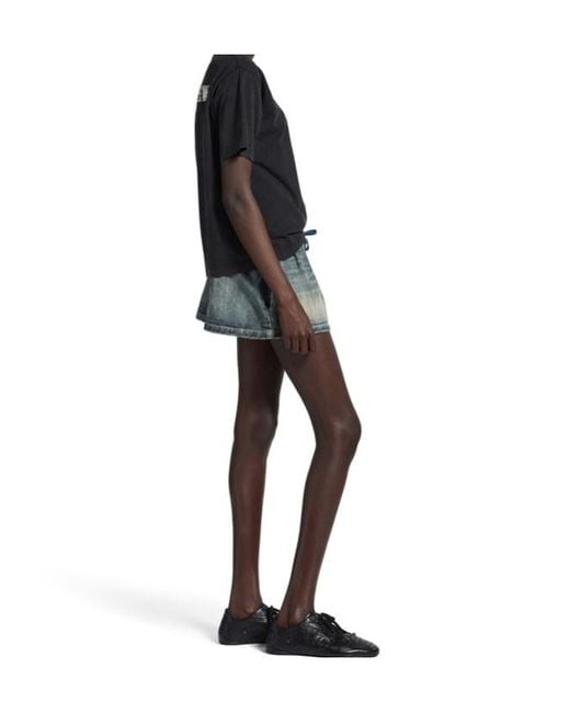 Balenciaga Black Cotton Masking Tape T-Shirt