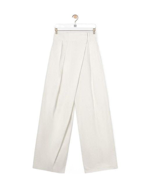 Loewe White Wrap Jeans