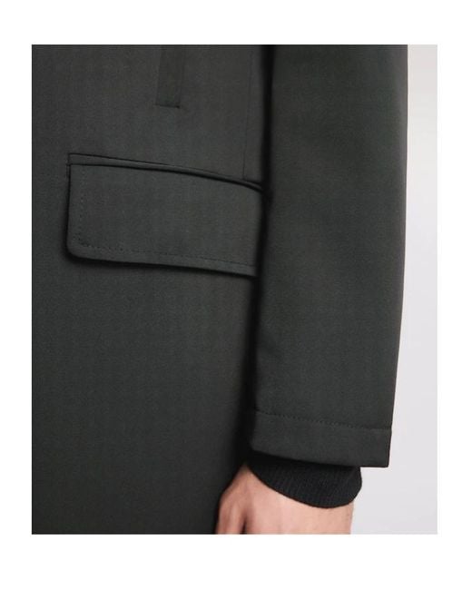 Fay Black Buttoned Blazer Jacket for men