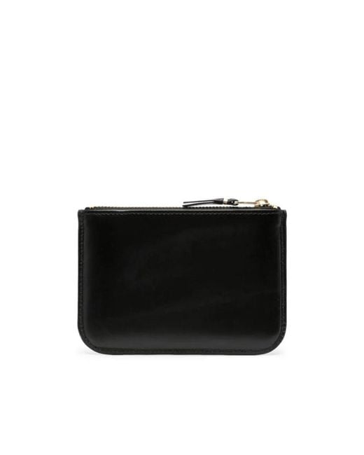 Comme des Garçons Black Logo-Stamp Leather Coin Purse for men
