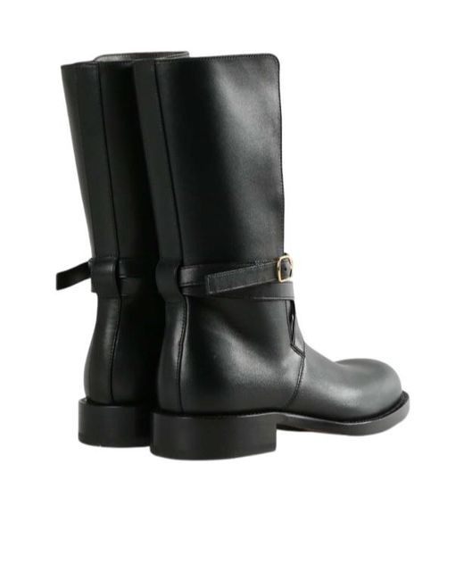 The Row Black Jodhpur Boots