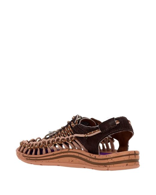 Keen Brown Uneek Flat Sandals for men