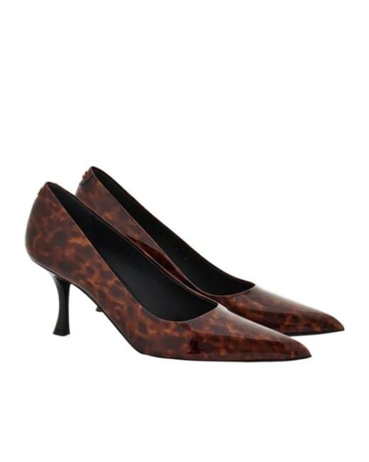 Ferragamo Brown Pointed High Heels