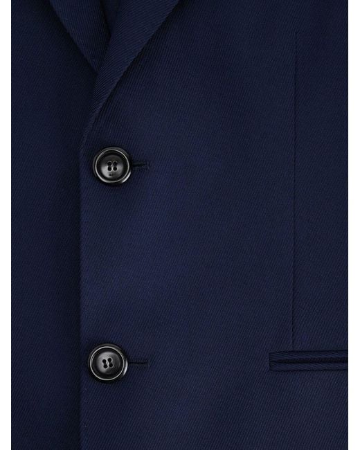 AMI Blue Ami Single-Breasted Tailored Jacket for men