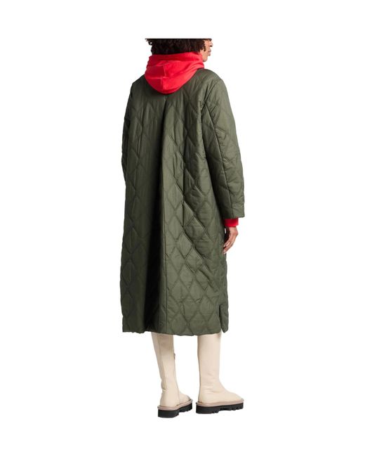 Ganni Gray Lightweight Long-Sleeve Down Jacket