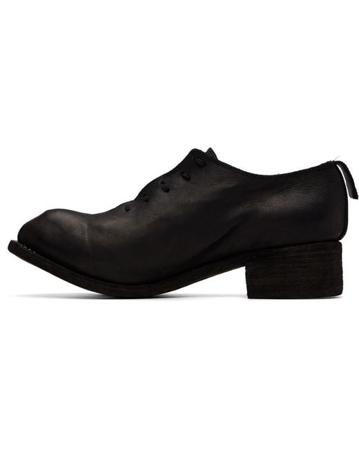 Guidi Black Pl10L Oxford Shoes for men