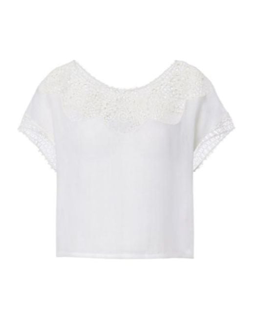 Nili Lotan White Short-Sleeved T-Shirt