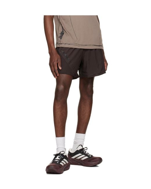 Adidas x Song For the Mute Brown Adi365 Sftm Running Shorts for men