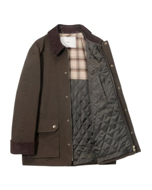 DUNST Brown Long-Sleeved Jacket for men