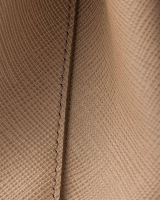 Prada Brown Galleria Mini Saffiano Leather Bag