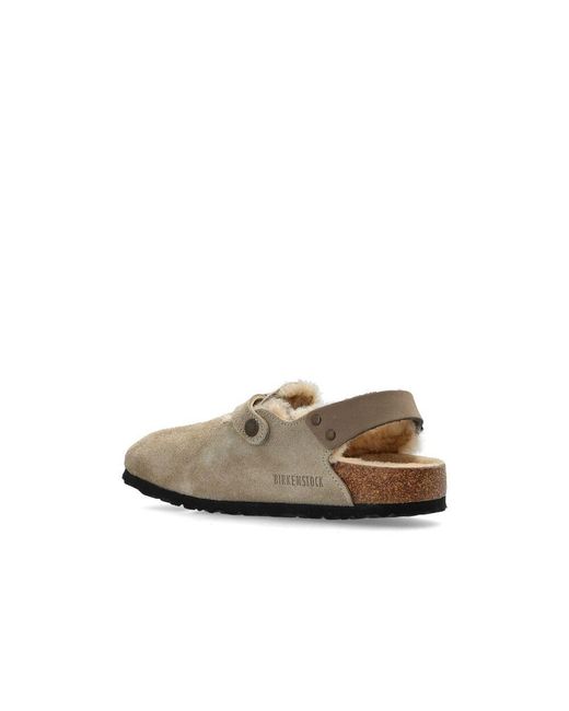 Birkenstock Gray Tokyo Buckle Detailed Slip-On Slippers for men
