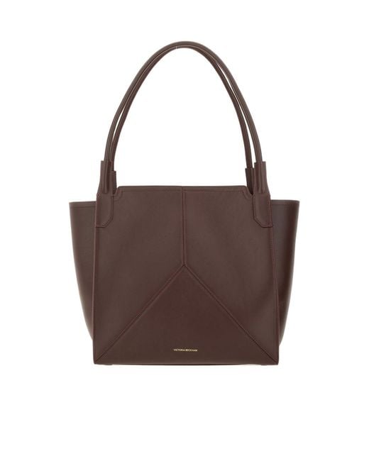 Victoria Beckham Brown Small Victoria Tote Bag