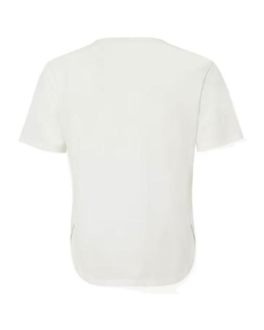 Fendi White Ivory Jersey T-Shirt With Noi Print