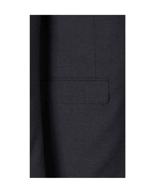 Canali Black Wool Suit for men