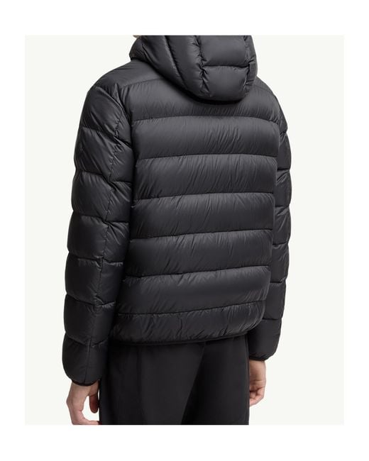 Moncler Black Erdon Zip-Up Short Padded Jacket for men